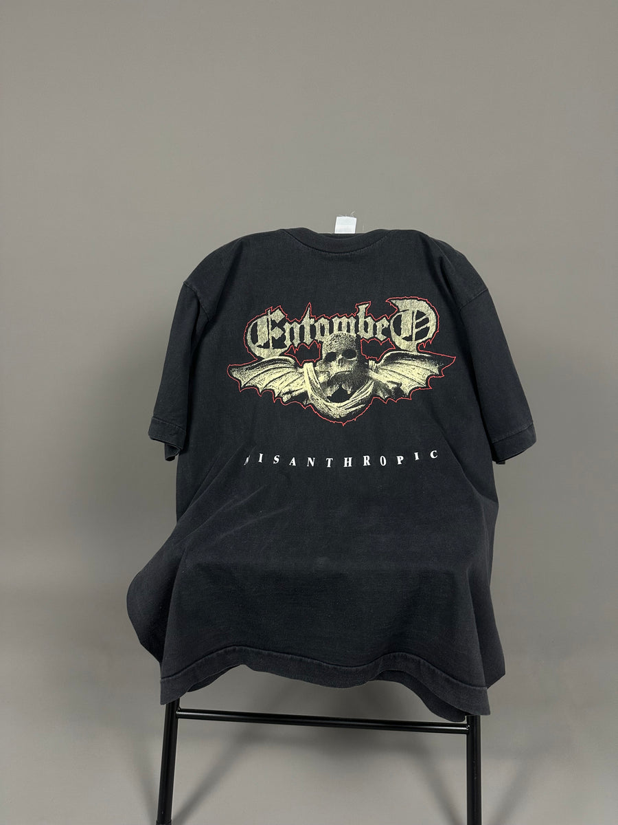 1994年ヴィンテージ「エントゥームド・ミサントロピック・ブラッド」Tシャツ