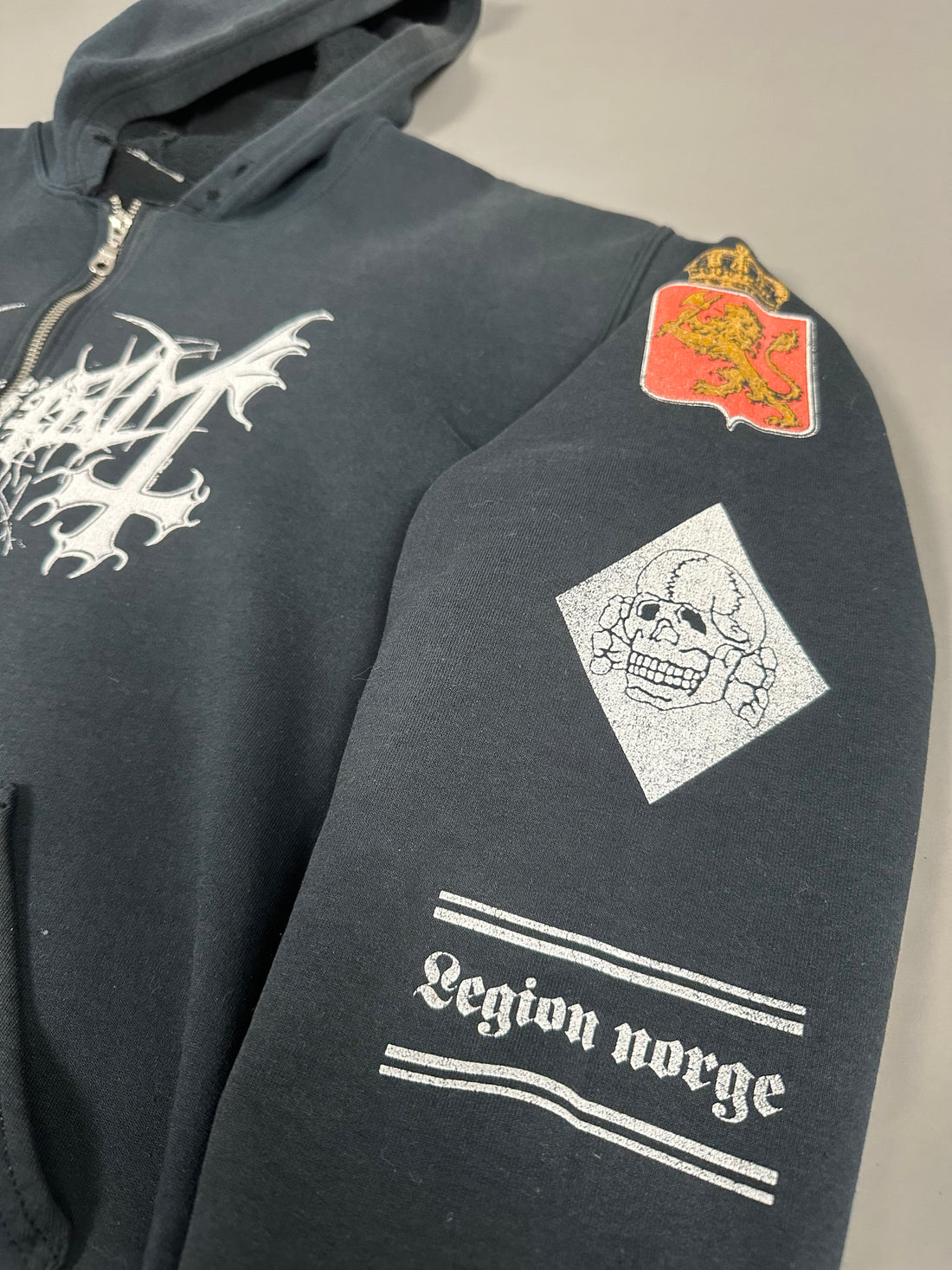Vintage 1997 Mayhem Legion Norge Sweatshirt Zipper
