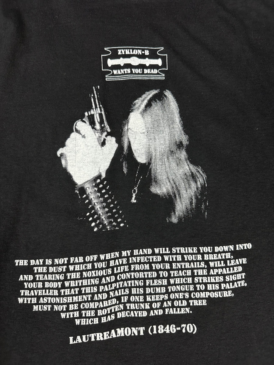 1995年製ヴィンテージ「Zyklon-B Wants You Dead」Tシャツ