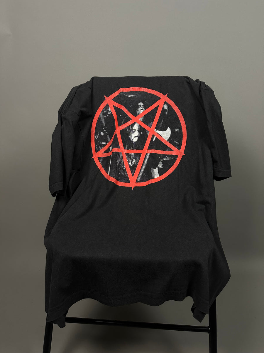 エンペラー 1993 ライダー ヴィンテージ ブラックメタル Tシャツ