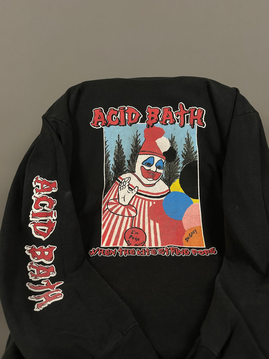 1990年代ヴィンテージの「アシッドバス 凧糸が弾けるとき」ロングスリーブ