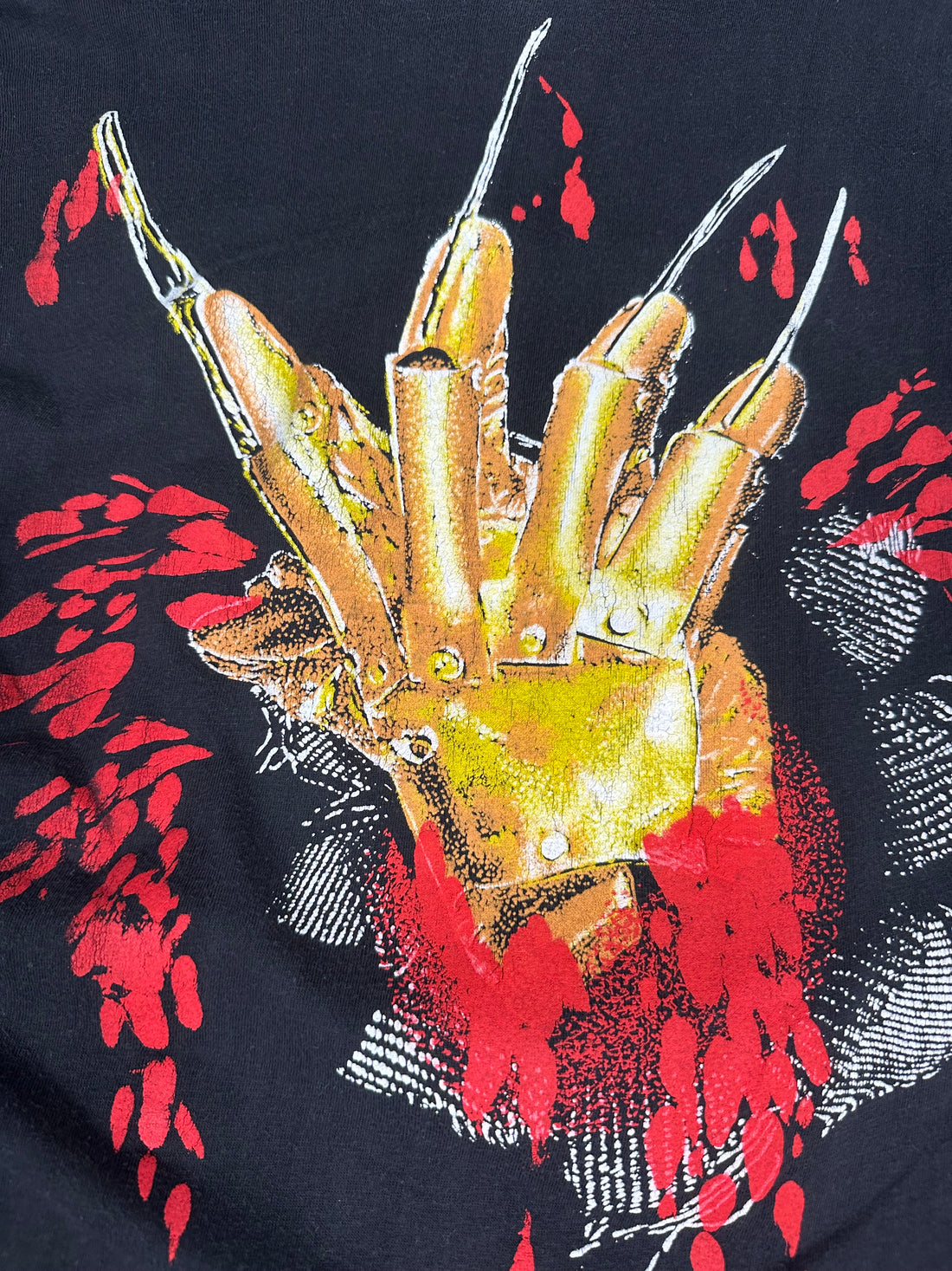 Vintage 1980s Freddy Krueger Horror T-Shirt