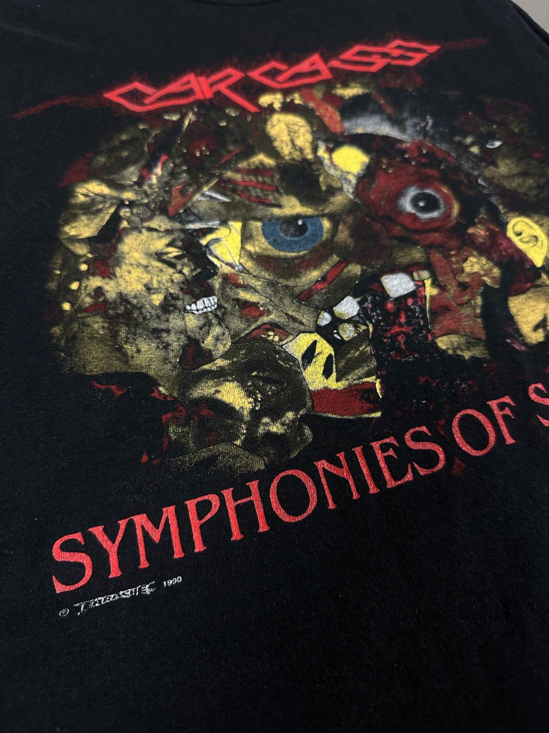 カーカス 1990 シンフォニーズ・オブ・シックネス ヴィンテージ Tシャツ タンクトップ