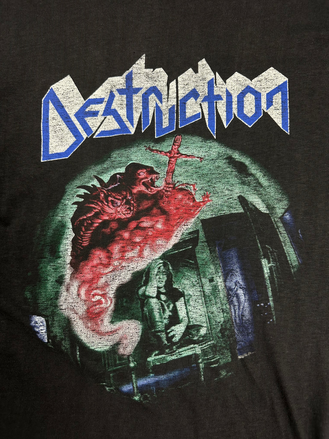 デストラクション 1990 クラックド・ブレイン ヴィンテージ Tシャツ