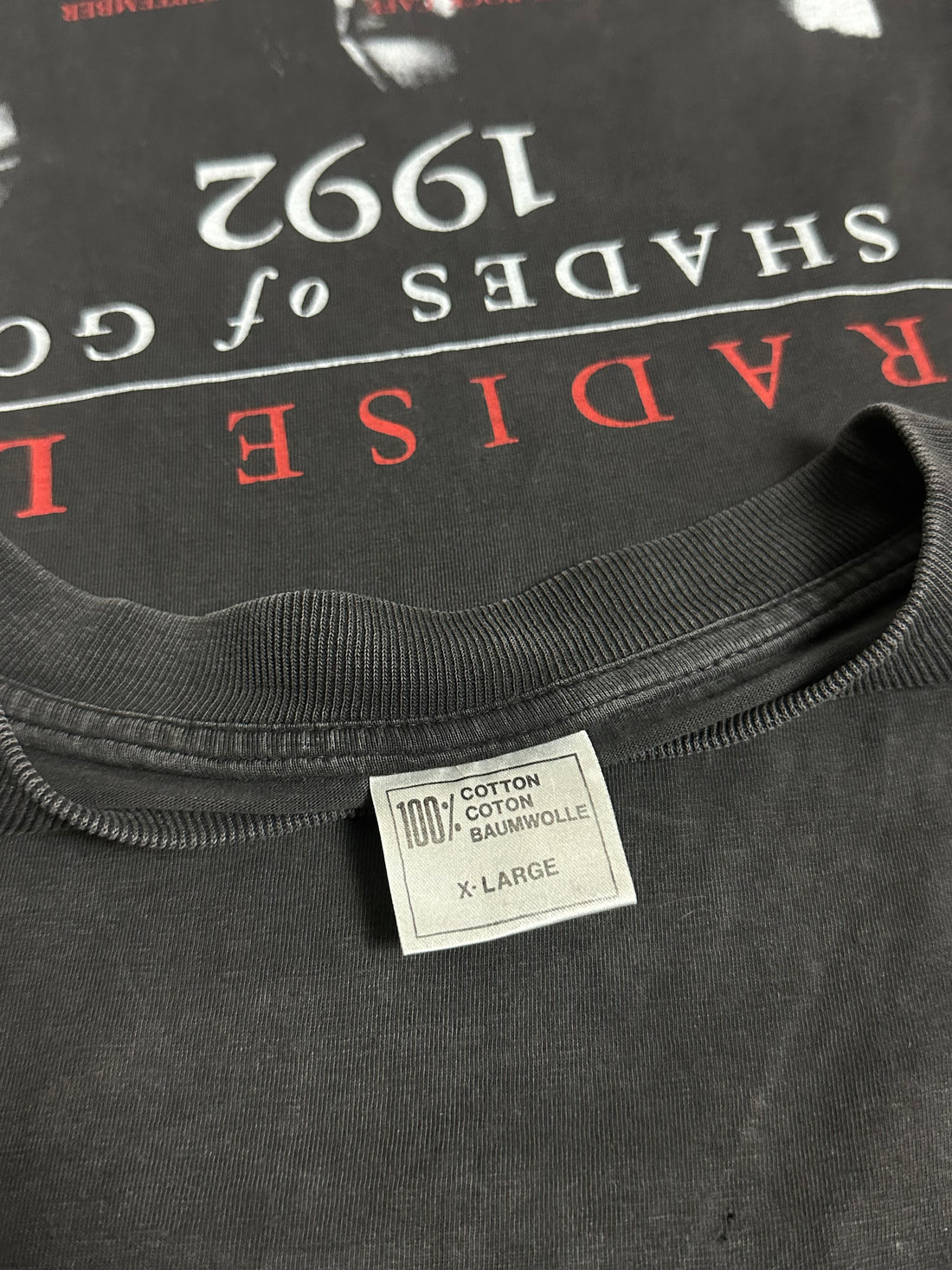 ヴィンテージ 1992 パラダイス・ロスト シェイズ・オブ・ゴッド ロングスリーブ