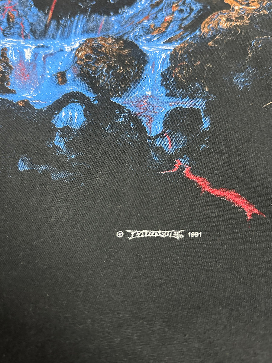 Vintage 1991 Entombed Clandestine T-Shirt