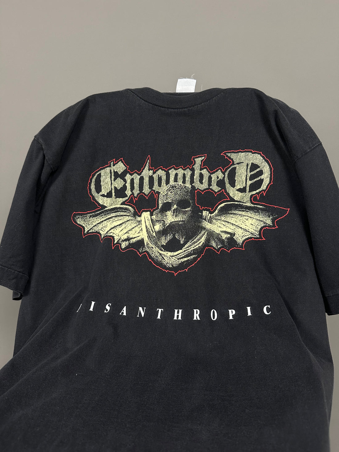 1994年ヴィンテージ「エントゥームド・ミサントロピック・ブラッド」Tシャツ