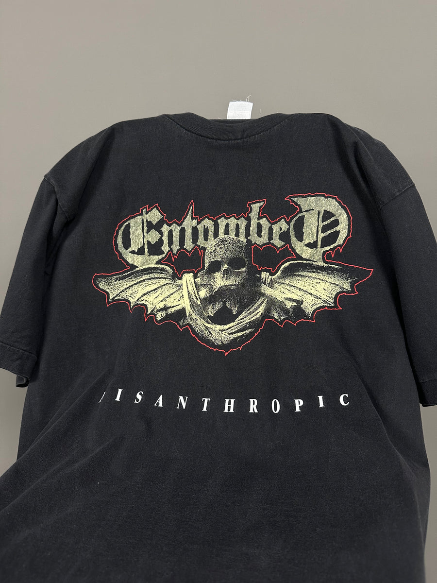 1994年ヴィンテージ「エントゥームド・ミサントロピック・ブラッド」Tシャツ