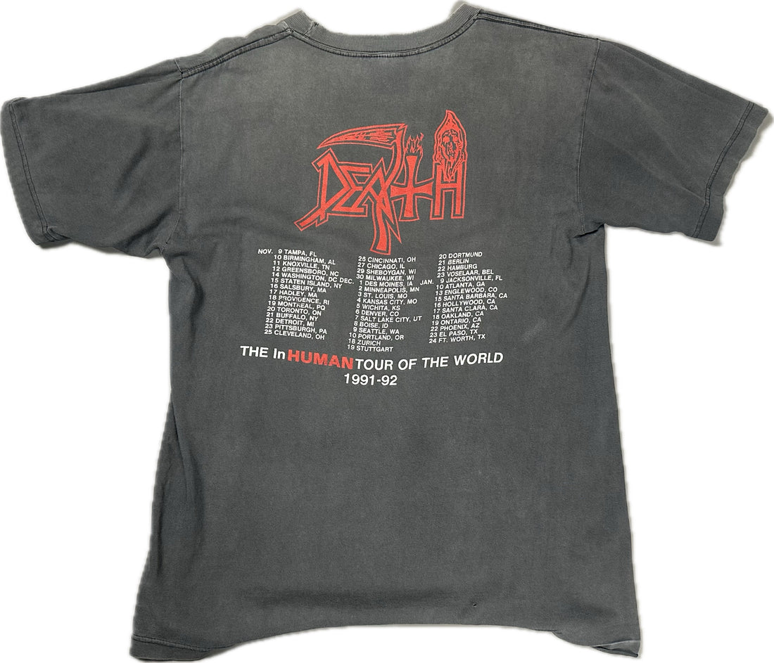 1991年ヴィンテージ デス・ヒューマン Tシャツ