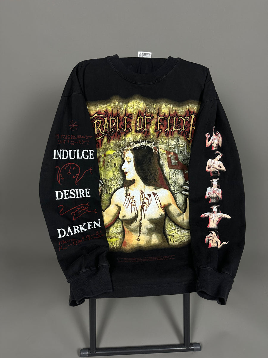 Vintage 1998 Cradle of Filth Praise Longsleeve