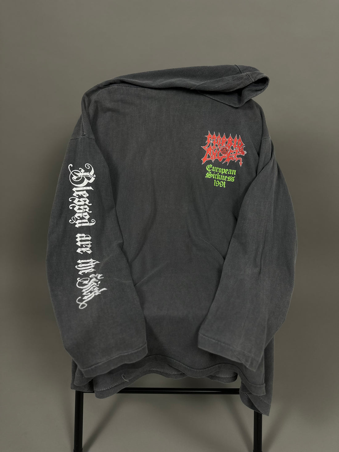 Vintage 1991 Morbid Angel European Sickness Longsleeve