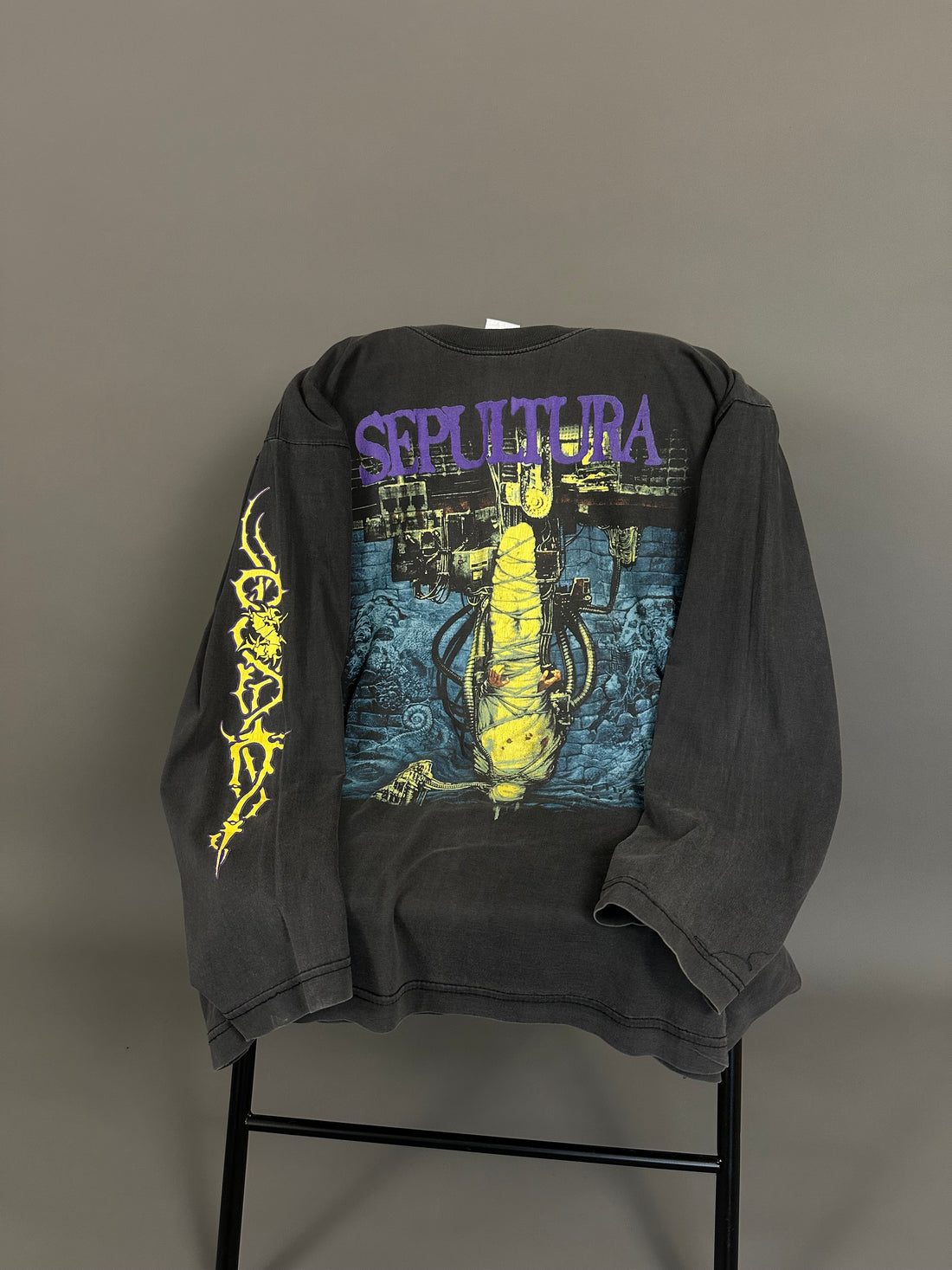 Vintage 1993 Sepultura Chaos A.D. Longsleeve