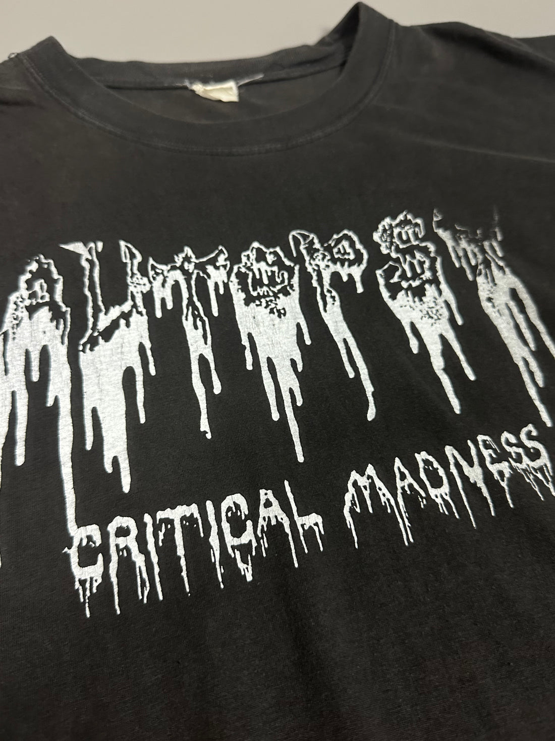 Vintage 1990s Autopsy Critical Madness T-Shirt
