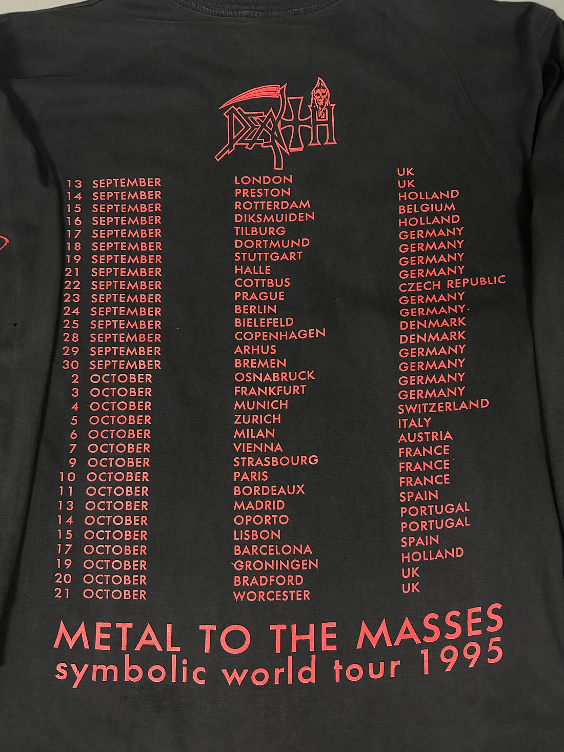 Vintage 1995 Death Symbolic Longsleeve