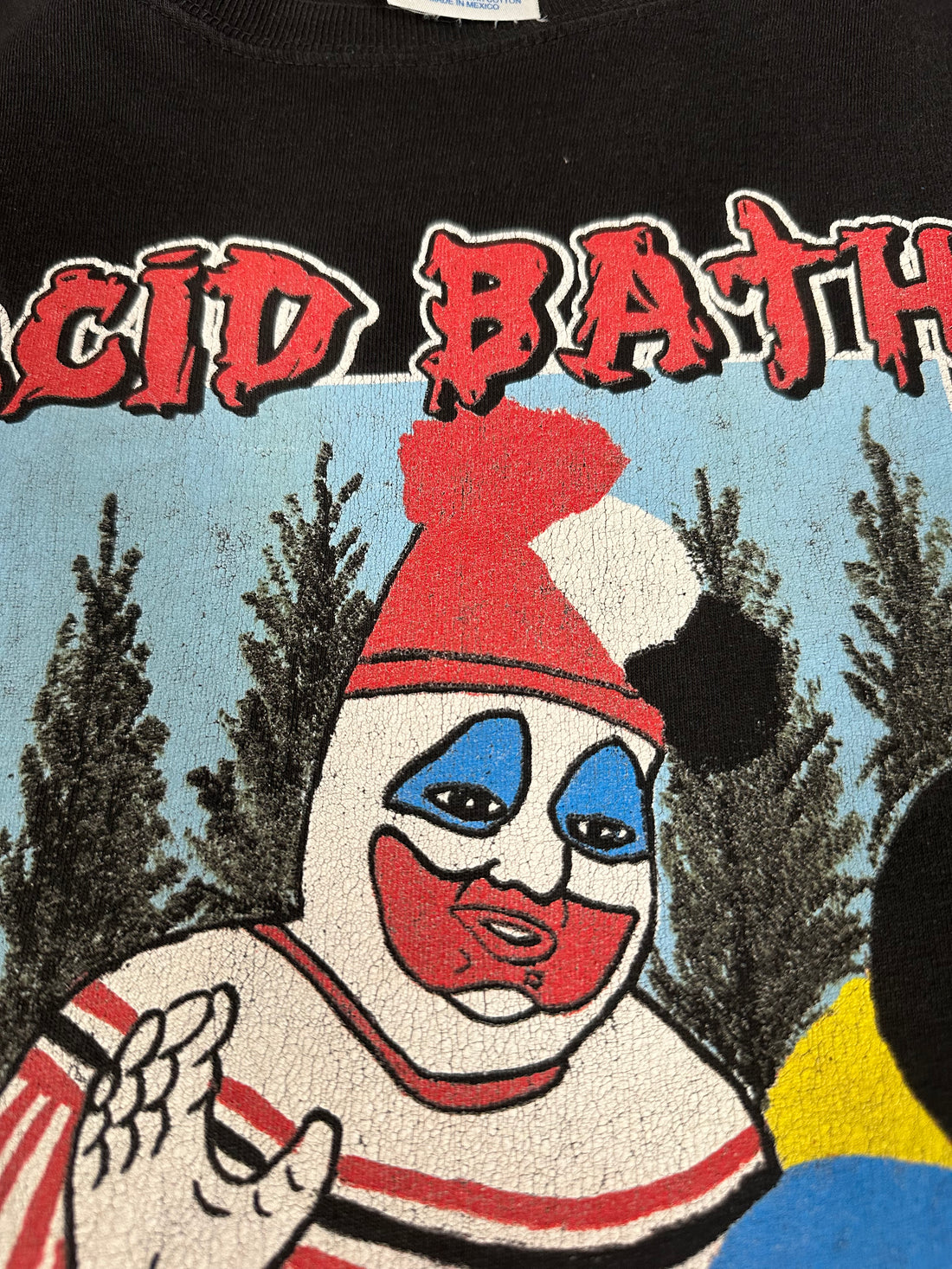 1990年代ヴィンテージの「アシッドバス 凧糸が弾けるとき」ロングスリーブ