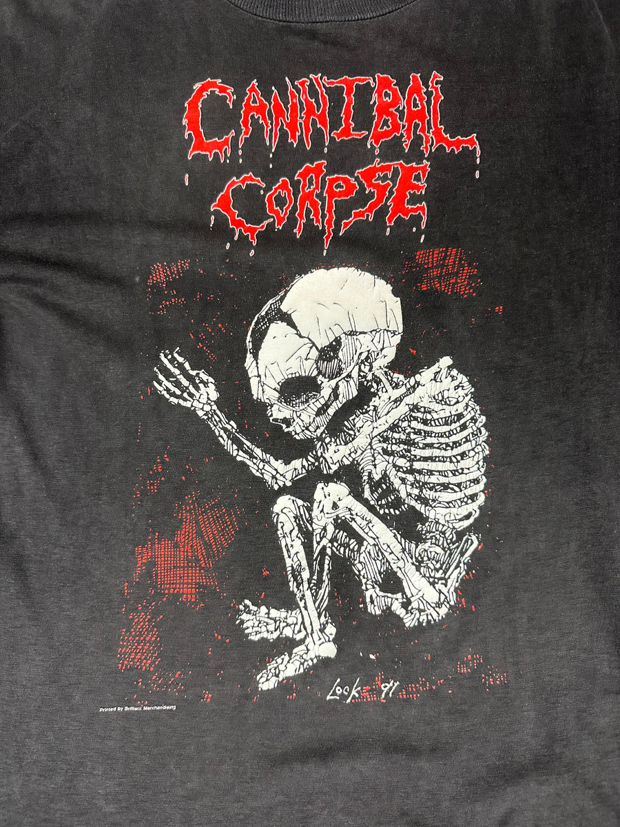 1991年ヴィンテージ カンニバル・コープス ロック・ハード・フェスティバル Tシャツ