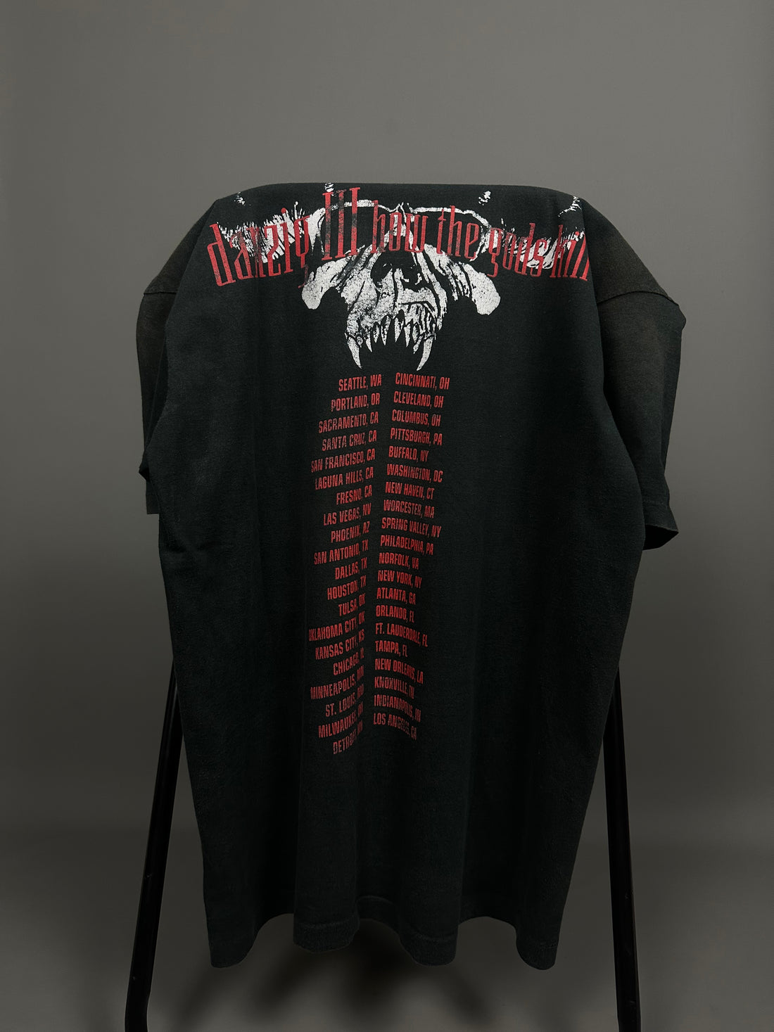 1992年ヴィンテージ ダンジグ ハウ・ザ・ゴッド・キルズ Tシャツ