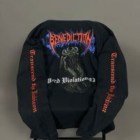 Vintage 1993 Benediction World Violation Longsleeve