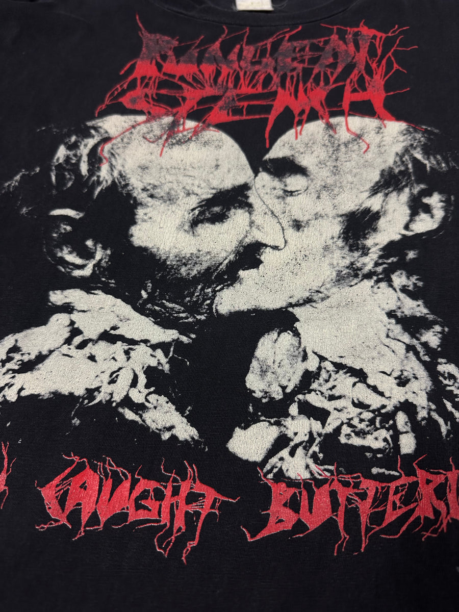 1991年 バターを塗っているところを目撃されたという強烈な悪臭のヴィンテージTシャツ