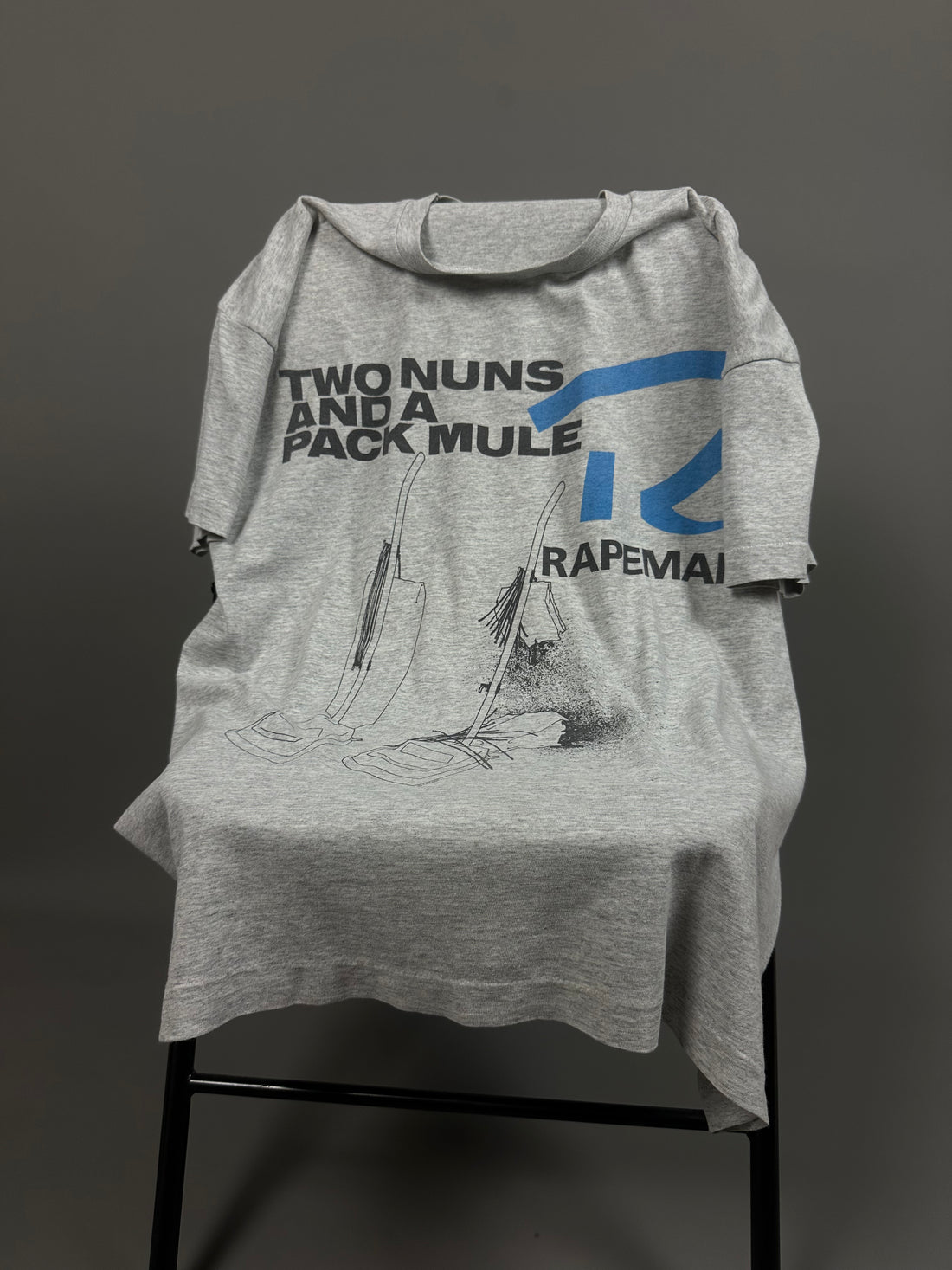 レイプマン 1988 トゥー・ナンズ・アンド・ア・パック・ミュール ヴィンテージ Tシャツ