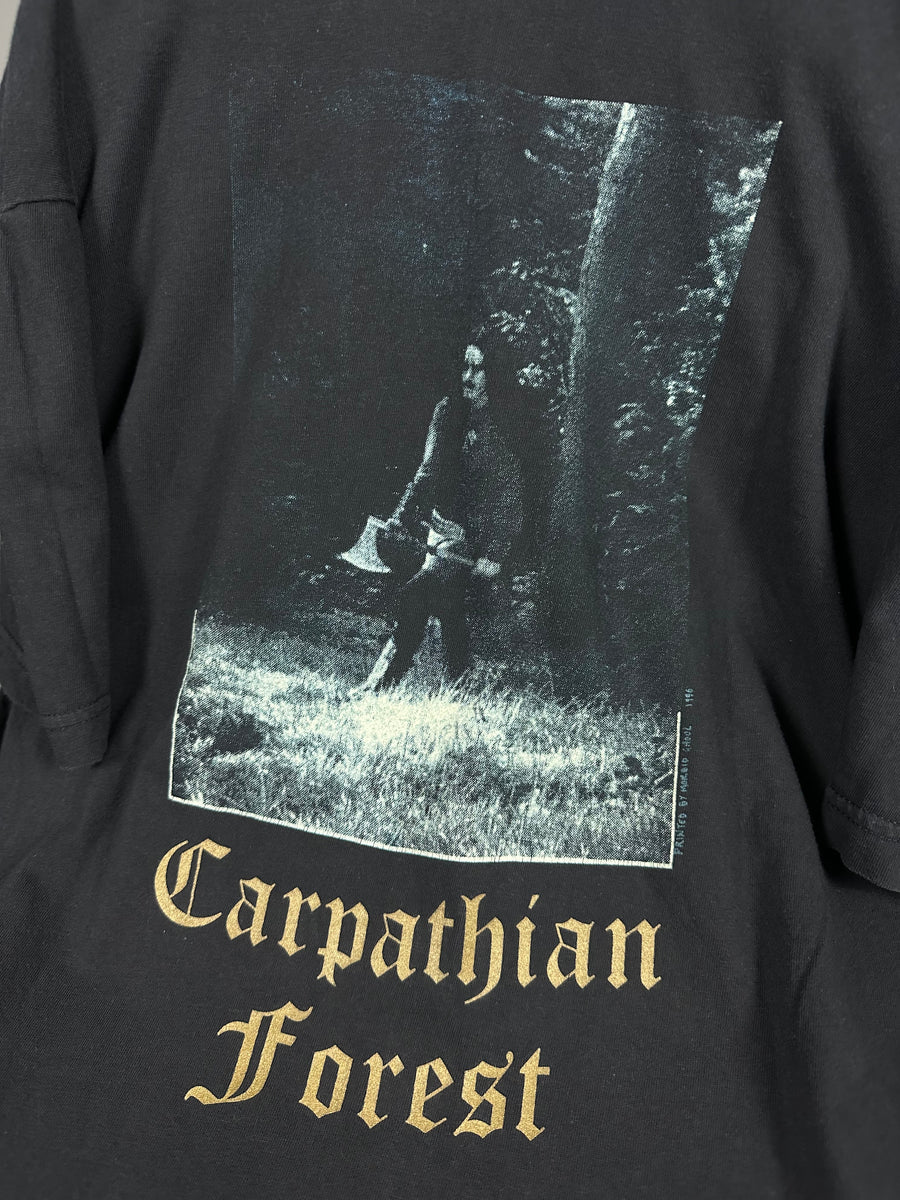 ヴィンテージ 1996 カルパティア・フォレスト アヴァンギャルド・レコード Tシャツ（初版）