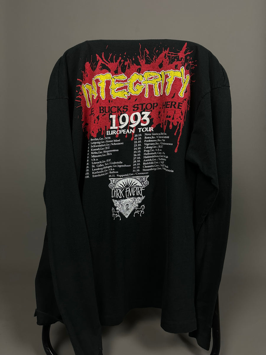 インテグリティ 1993 ザ・バックス・ストップ・ヒア・ツアー ロングスリーブ