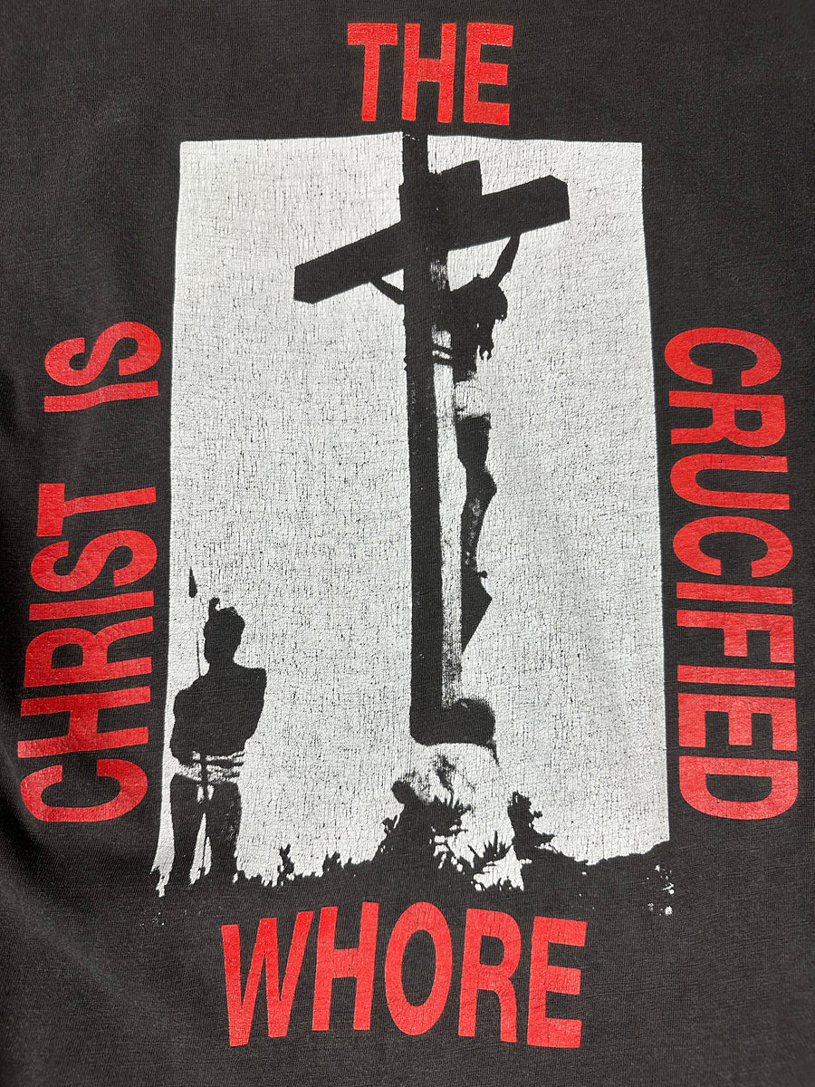 1993年ヴィンテージ 串刺しナザレ人磔刑ノースリーブTシャツ