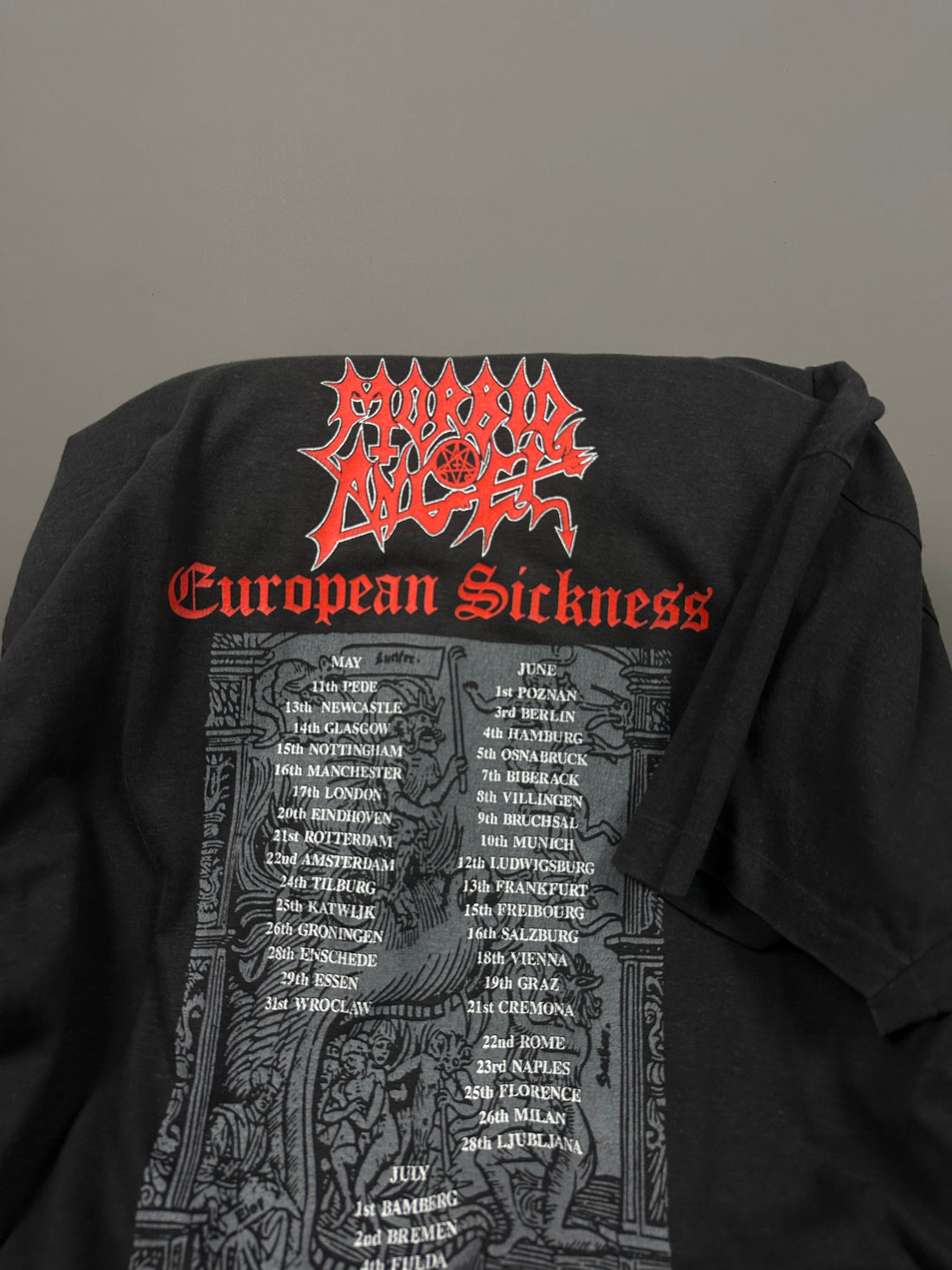 モービッド・エンジェル 1991 リーディング・ザ・ラッツ ヴィンテージ Tシャツ