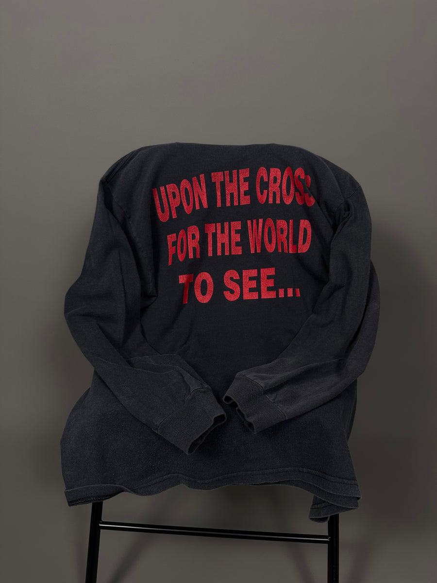 ヴィンテージ 1996 十字架上の死の長袖