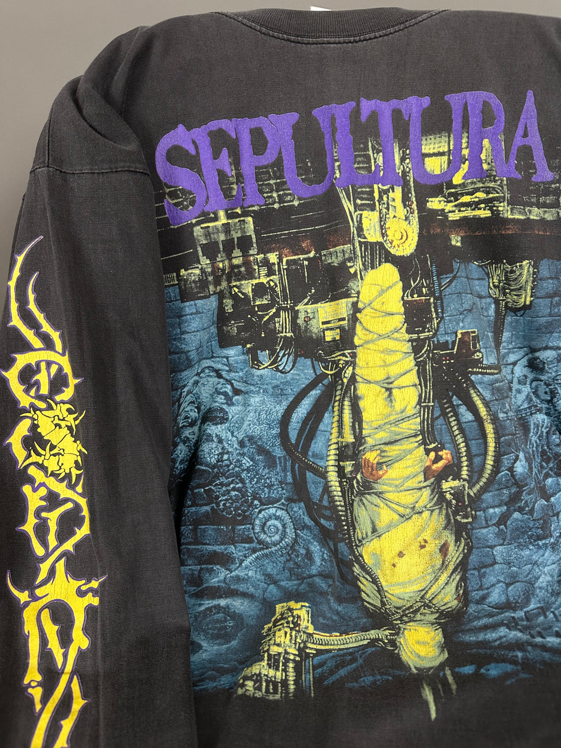 Vintage 1993 Sepultura Chaos A.D. Longsleeve