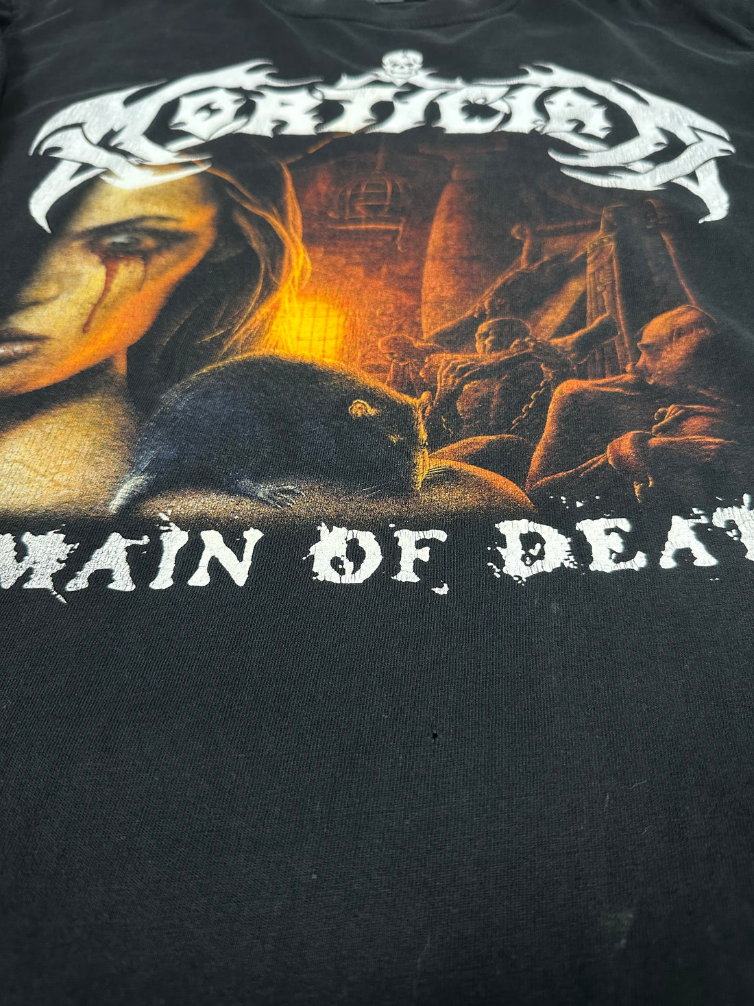 Vintage 2001 Mortician Pain Of Death Longsleeve