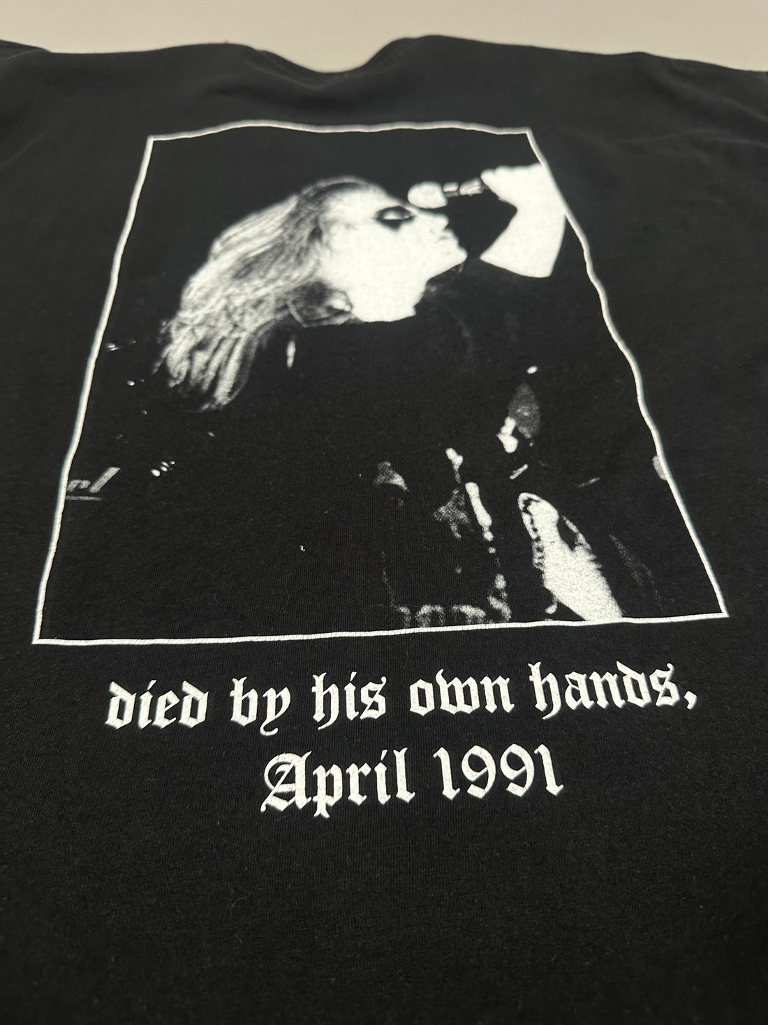 Vintage 2000s Mayhem Euronymous Tribute T-Shirt