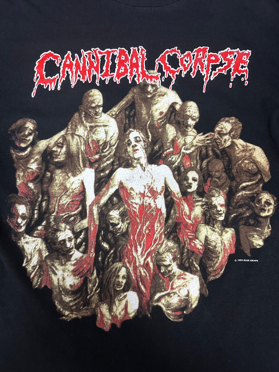 Vintage 1994 Cannibal Corpse Bleeding Easter Festivals T-Shirt
