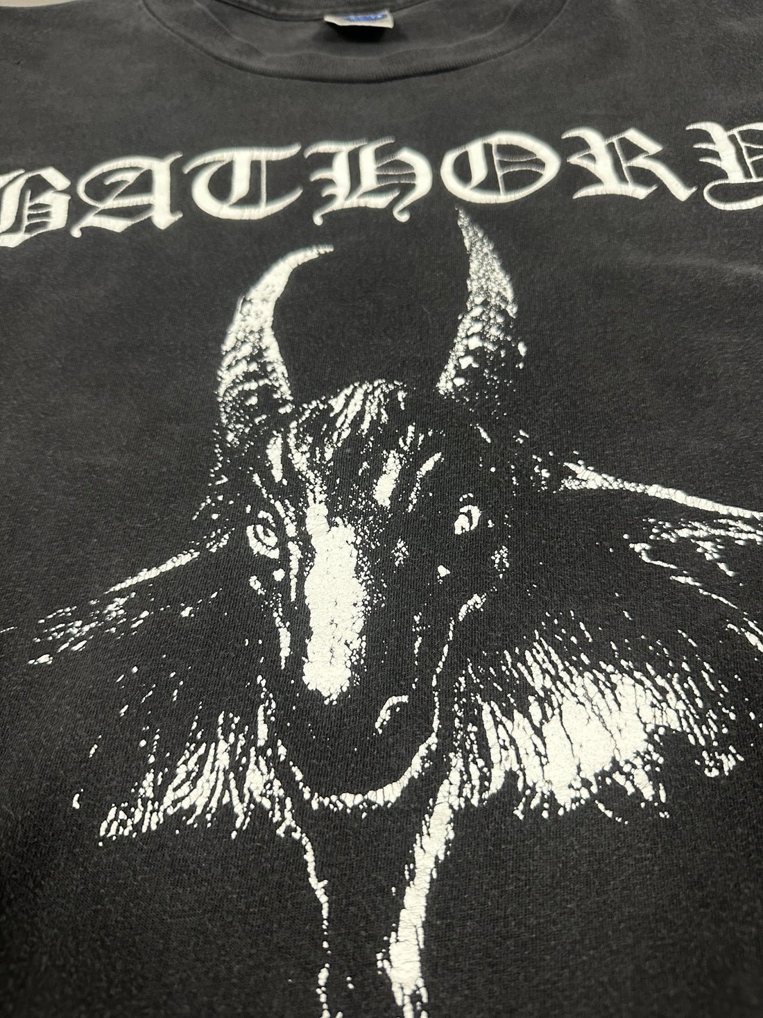 Vintage 2001 Bathory Goat Logo T-Shirt