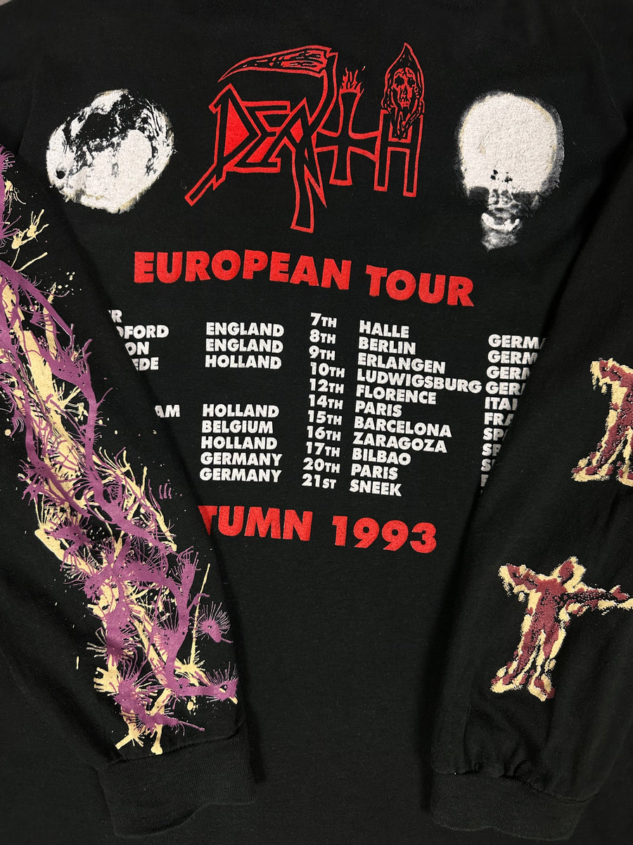 Death 1993 インディビジュアル・ソート・パターン ヴィンテージ ロングスリーブ