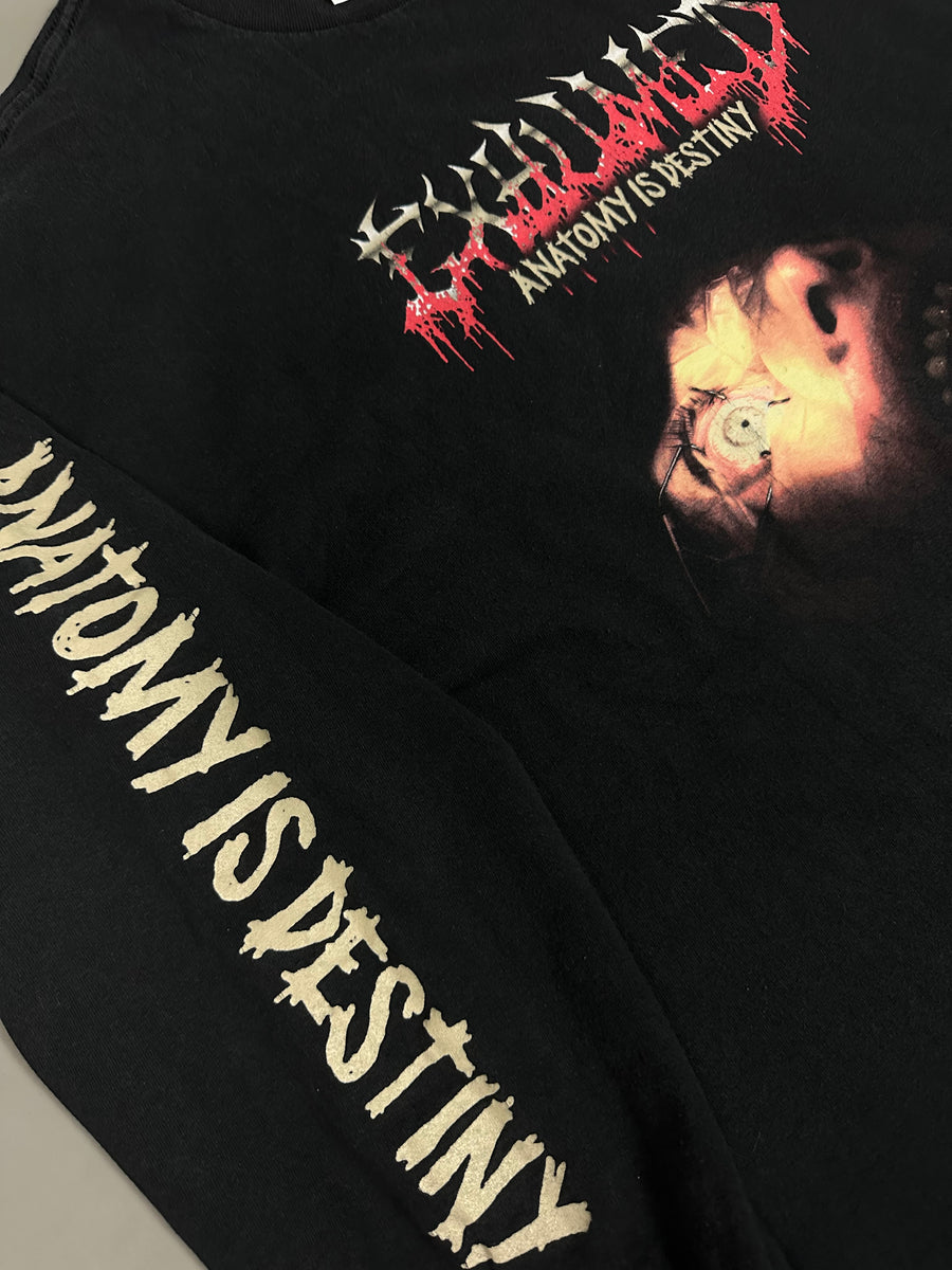 Vintage 2003 Exhumed Anatomy Is Destiny Longsleeve