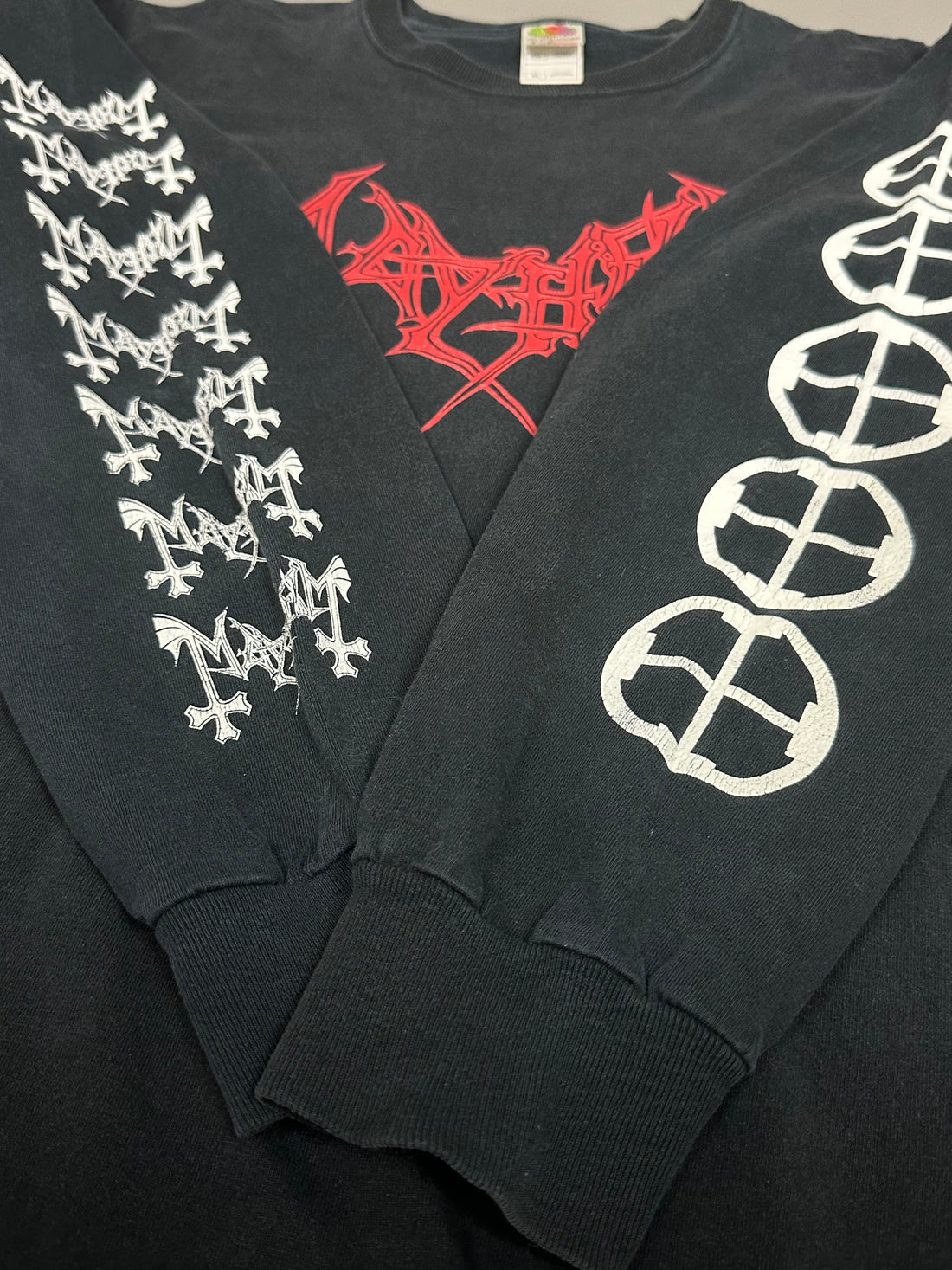 Vintage 1998 Mayhem Black Metal Longsleeve