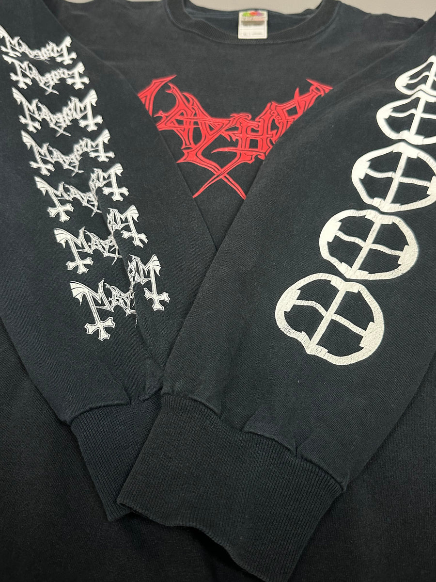 Vintage 1998 Mayhem Black Metal Longsleeve