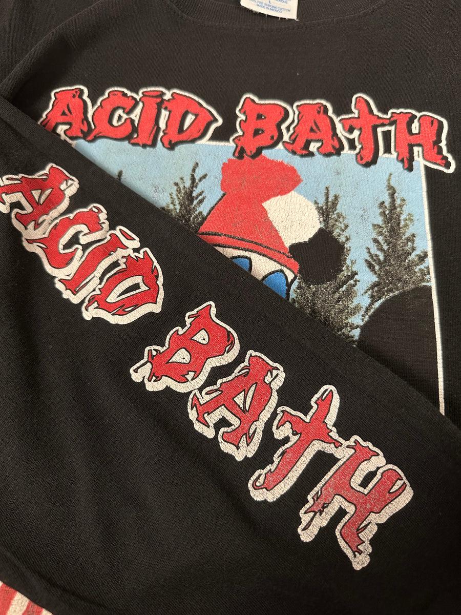 1990年代ヴィンテージの「アシッドバス 凧糸が弾けるとき」ロングスリーブ