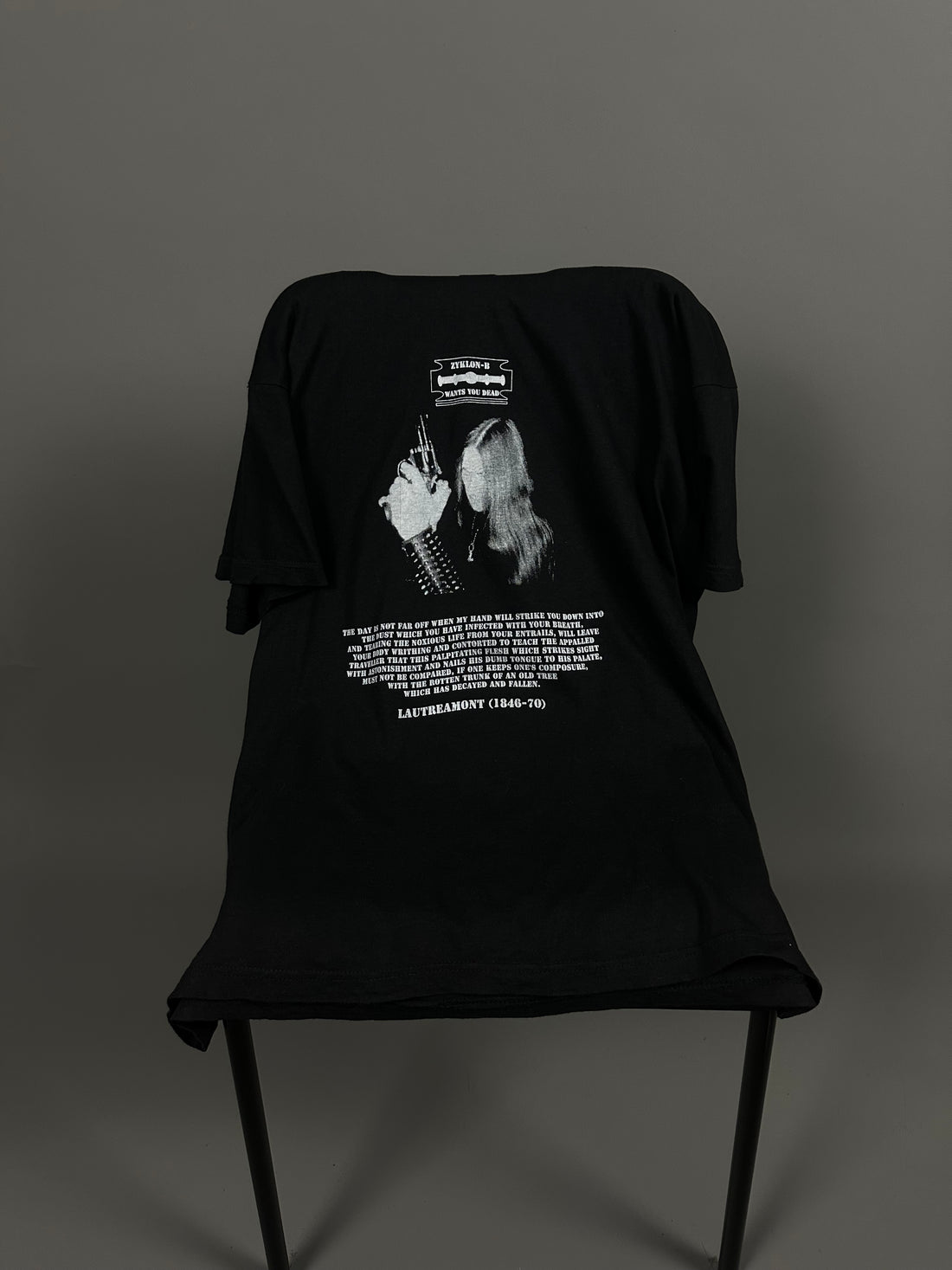 1995年製ヴィンテージ「Zyklon-B Wants You Dead」Tシャツ