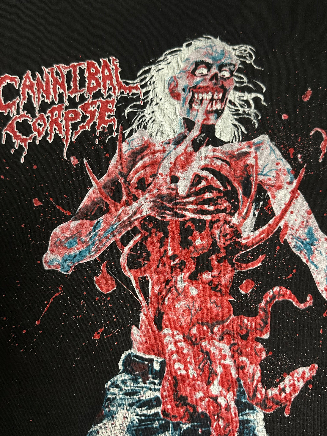 1992年ヴィンテージ カンニバル・コープス イートン バック・トゥ・ライフ Tシャツ