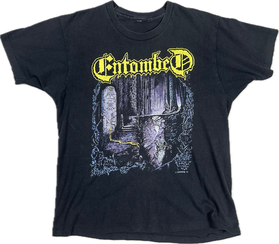 1990年ヴィンテージ エントゥームド レフト ハンド パス Tシャツ