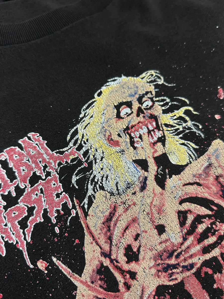 1990年代のヴィンテージ カンニバル・コープス イートン バック・トゥ・ライフ Tシャツ