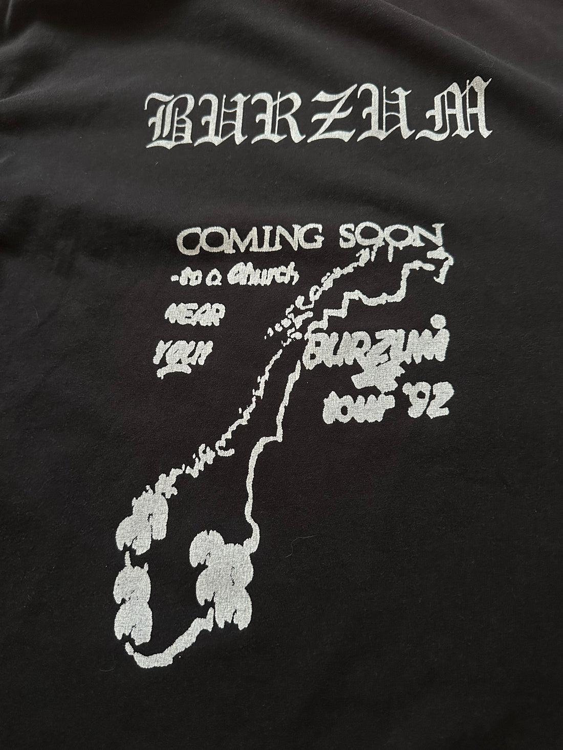 Vintage 2002 Burzum Church T-Shirt