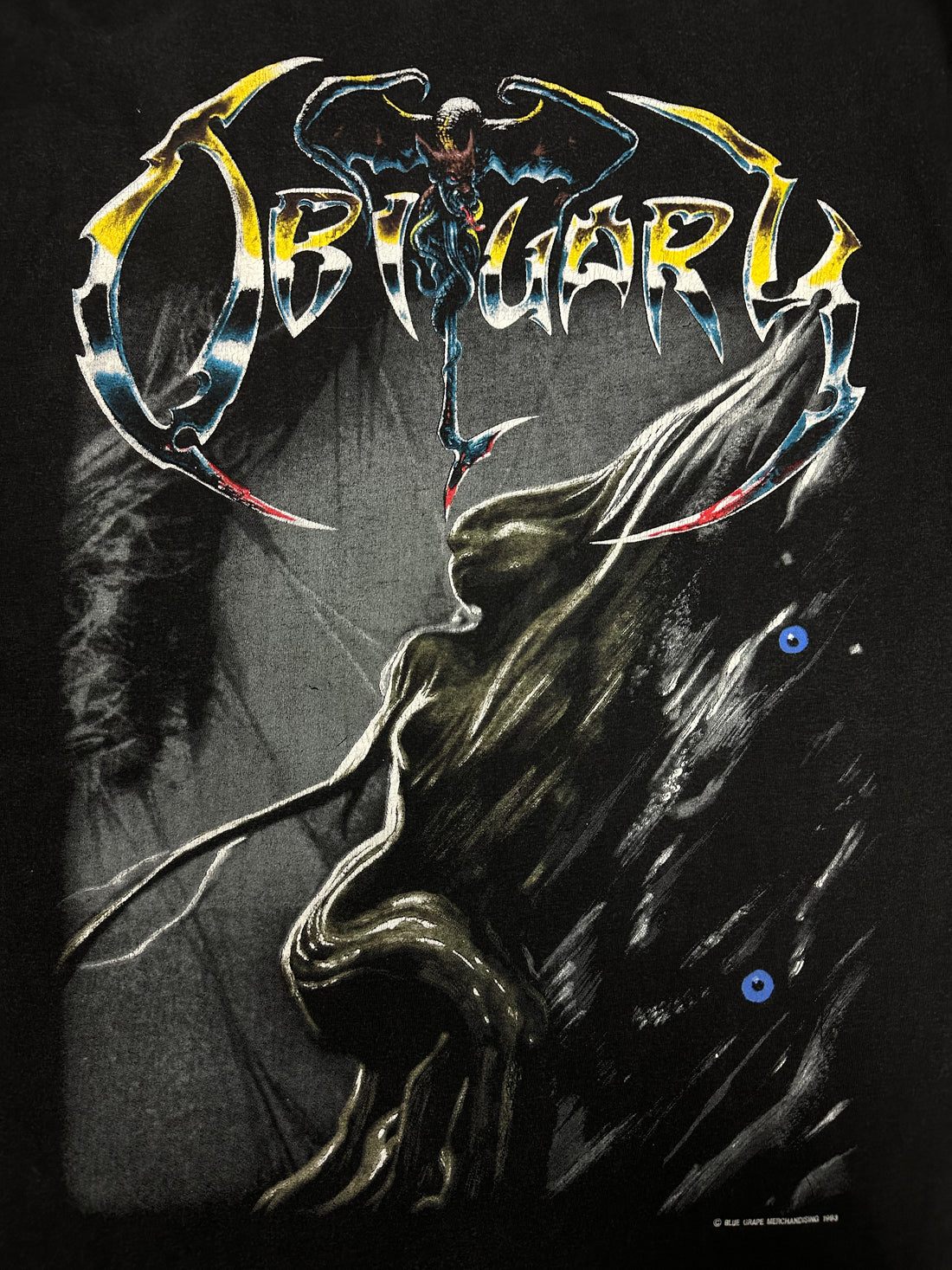 1993年の死亡記事「The End Complete」ヴィンテージTシャツ