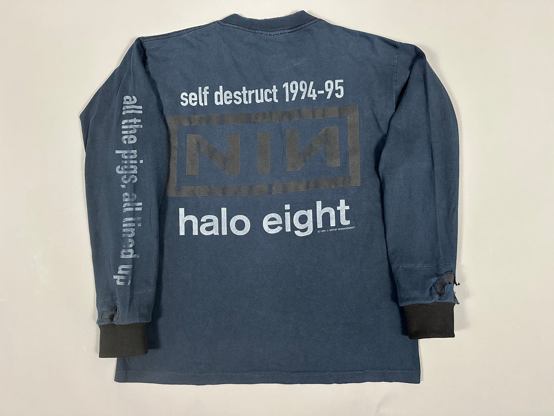 Vintage 1994 Nine Inch Nails Halo Eight Downward Spiral Longsleeve