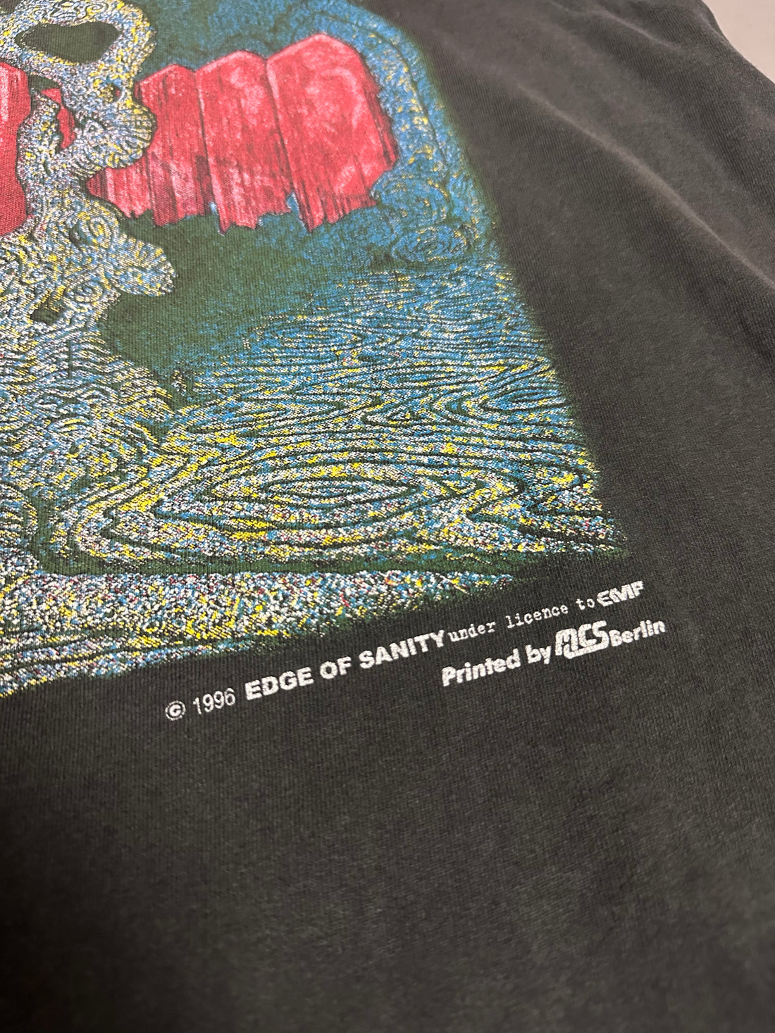 1995年ヴィンテージ「エッジ・オブ・サニティ」Tシャツ