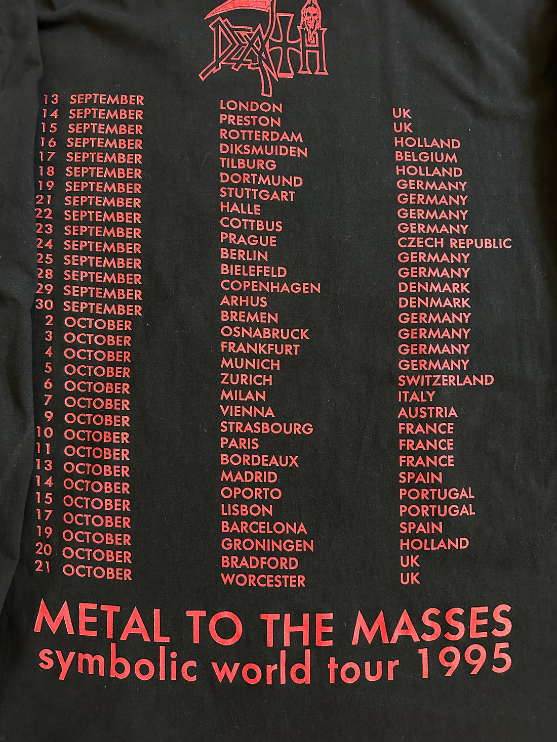 Vintage 1995 Death Symbolic Longsleeve
