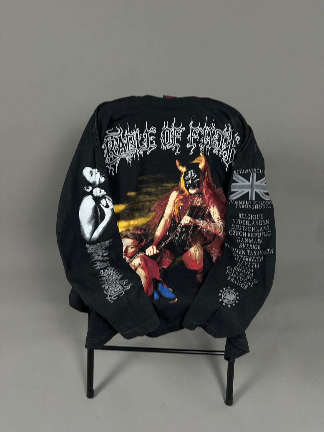 ヴィンテージ 1997 Cradle of Filth Ruin Of Europe ロングスリーブ