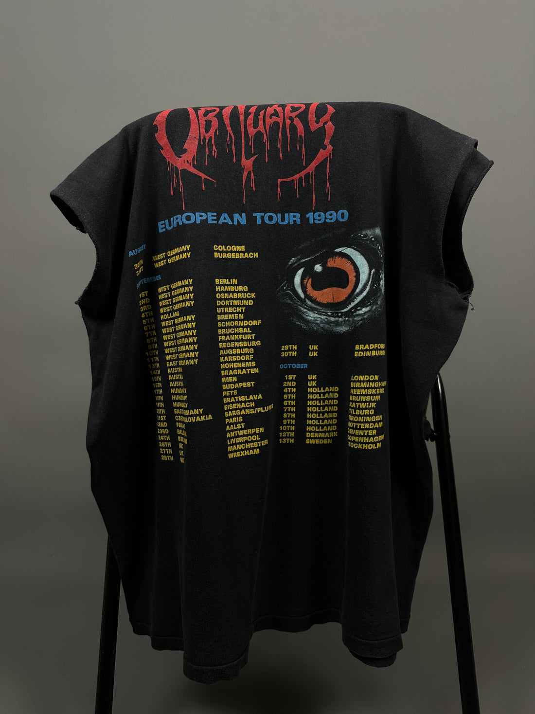 死亡記事 1990年 死因 ヴィンテージTシャツ タンクトップ